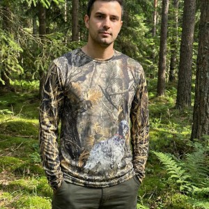 Spayko Av Köpeği  Desen Uzun Kollu Tişört