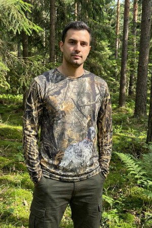 Spayko Av Köpeği  Desen Uzun Kollu Tişört…