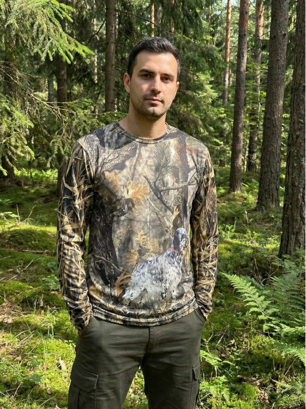 Spayko Av Köpeği  Desen Uzun Kollu Tişört…