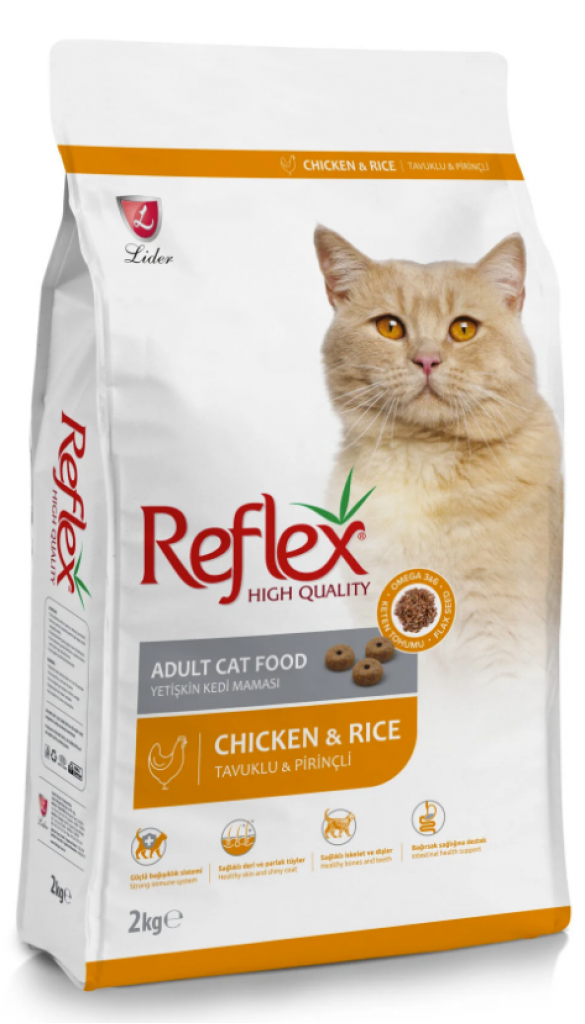 Reflex Yetişkin Kedi Maması Tavuklu & Prinçli 2KG Reflex Yetişkin Kedi Maması Tavuklu & Prinçli 2KG
