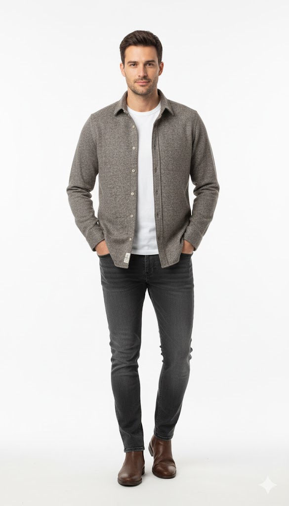 GÖMLEK .Gri. Beden L GÖMLEK .Gri. Beden L