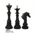 Satranç Takımı Altın Siyah 12x39 cm 3 lü Satranç Takımı Altın Siyah 12x39 cm 3 lü