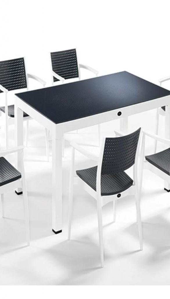 Novussi Seginus Set Beyaz-Antrasit 6 Lı Novussi Seginus Set Beyaz-Antrasit 6 Lı