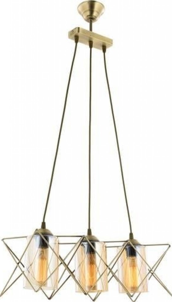 Beliz 3 lü Eskitme Camlı Avize Beliz 3 lü Eskitme Camlı Avize