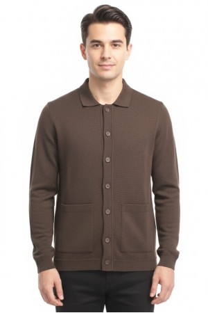 Markova Triko Hırka Kahve… Markova Triko Hırka Kahve…