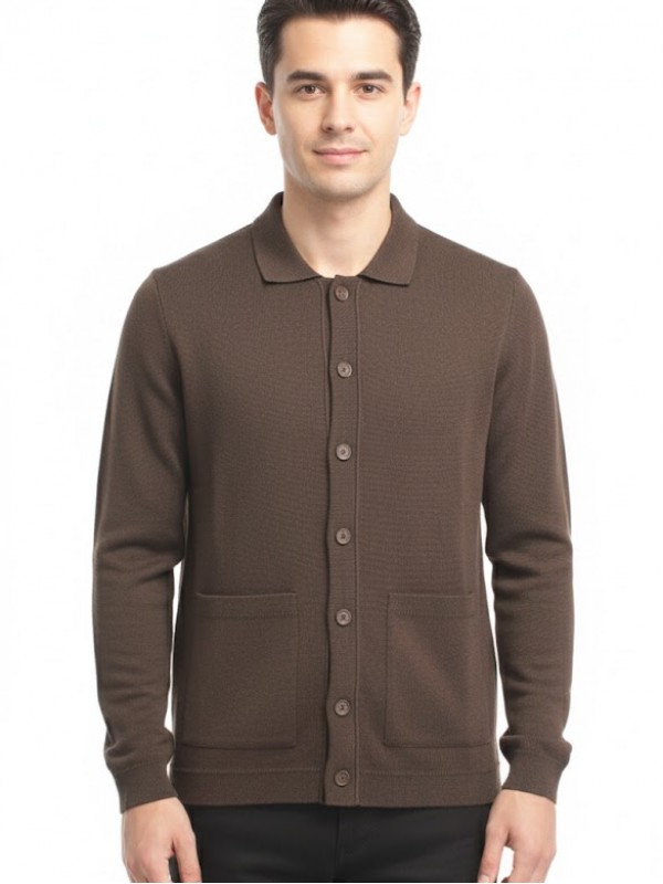 Markova Triko Hırka Kahve… Markova Triko Hırka Kahve…