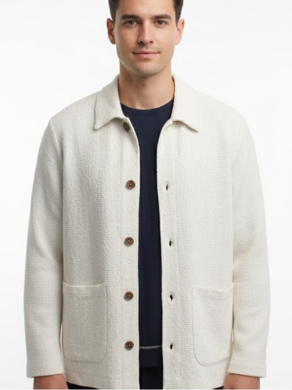 Wesley Triko Hırka Ekru… Wesley Triko Hırka Ekru…