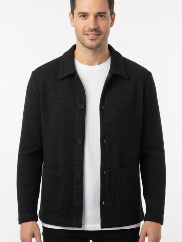 Wesley Triko Hırka Siyah… Wesley Triko Hırka Siyah…