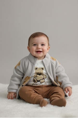  Welsoft Ayıcık Baskılı 3'lü Takım…