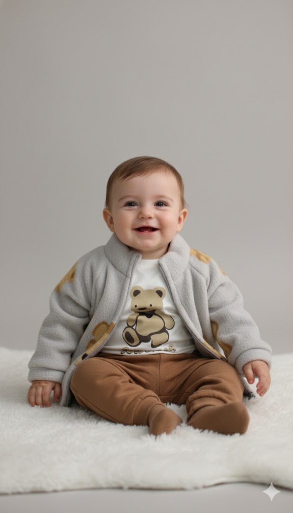 Welsoft Ayıcık Baskılı 3'lü Takım Welsoft Ayıcık Baskılı 3'lü Takım