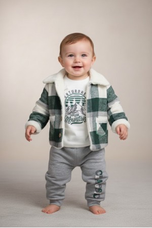 Welsoft Baray Ekose Ceket Takım…