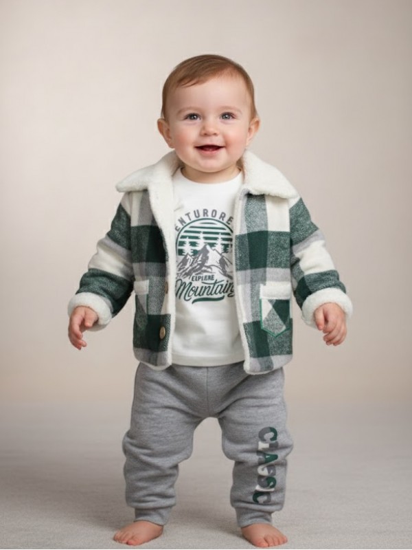 Welsoft Baray Ekose Ceket Takım…