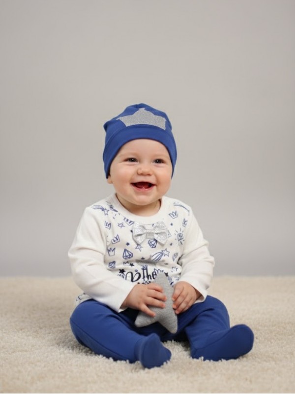 Imaj Kendinden Eldivenli 3'lü Takım Lacivert…