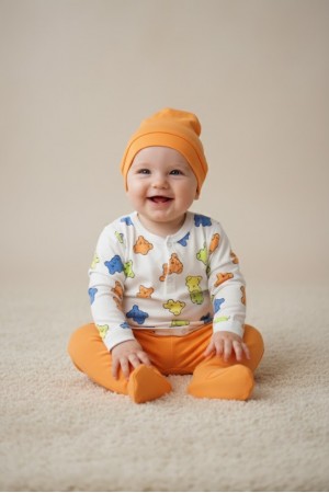 Imaj Kendinden Eldivenli 3'lü Takım Turuncu…