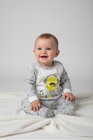 Imaj Kendinden Eldivenli 3'lü Takım Gri…