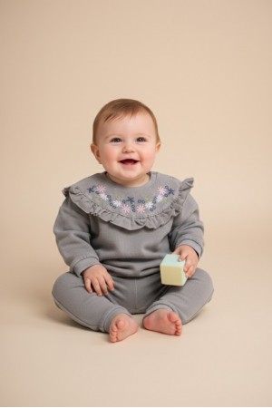 Baby Buu Yıldız Yaka Desenli (9 Ay)…