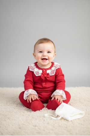 Brode İşlemeli Tulum (6-9 Ay)…