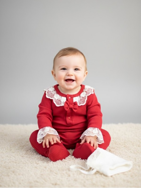 Brode İşlemeli Tulum (6-9 Ay)…