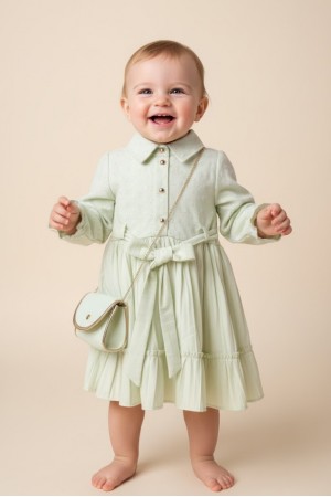 GVN Brode Çanta Detaylı Yeşil (2-3, 4-5 Yaş)…