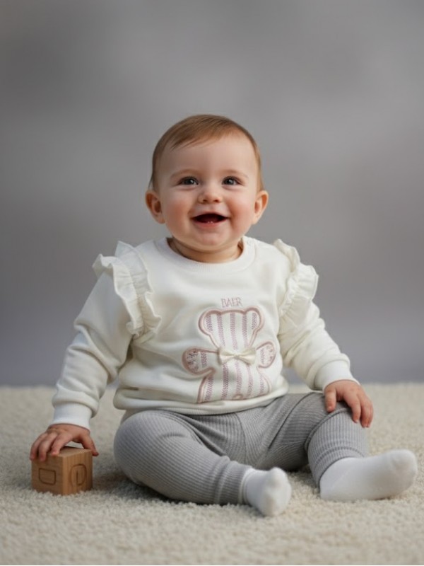 Pançiko File Detaylı Sweatshirt (6 Yaş)…