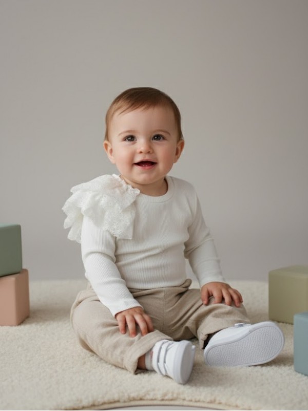 Zade Omuz Detay Ekru (8 Yaş)…