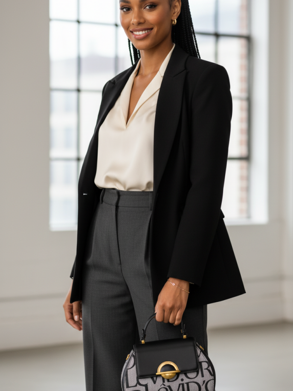 Levidor Siyah Halka Detay El Çantası…