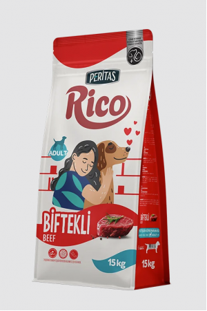 Peritas Rico 15KG Köpek Maması Biftekli… Peritas Rico 15KG Köpek Maması Biftekli…