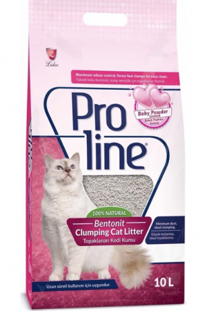 Proline Bebek Pudrası Kokulu Kedi Kumu 10 Litre… Proline Bebek Pudrası Kokulu Kedi Kumu 10 Litre…