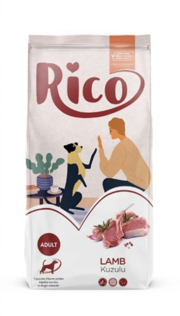 Rico Yetişkin Kuzulu Köpek Maması Rico Yetişkin Kuzulu Köpek Maması