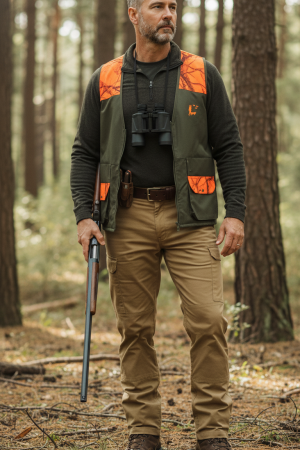 Spayko Turuncu Orman Desenli Av Yeleği…