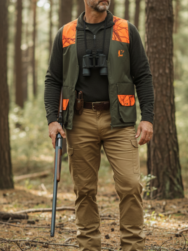 Spayko Turuncu Orman Desenli Av Yeleği…