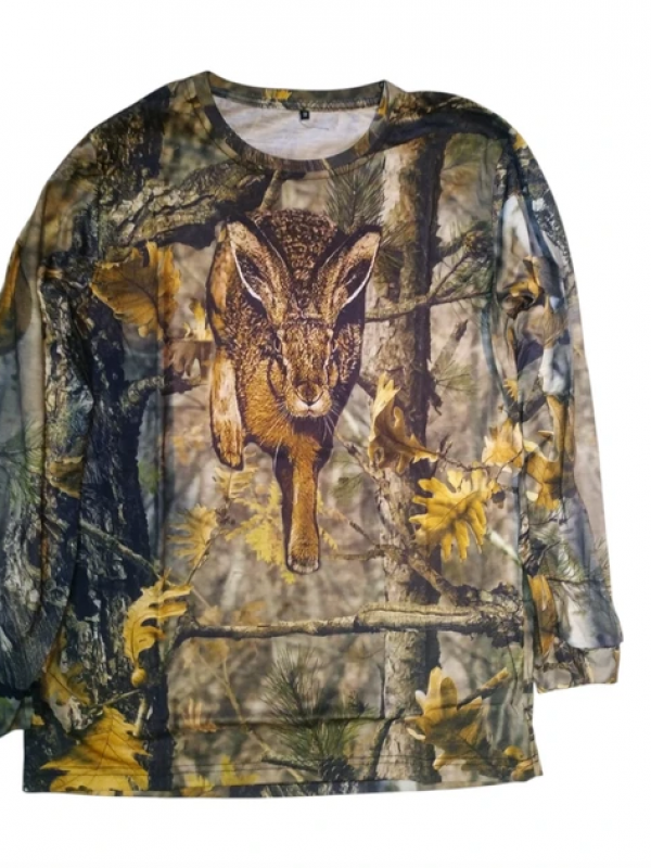 Tavşan Desenli Orman Kamuflaj Sıfır Yaka Uzun Kollu Sweatshirt… Tavşan Desenli Orman Kamuflaj Sıfır Yaka Uzun Kollu Sweatshirt…