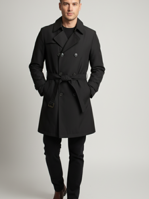 Brango Trench Kot Lacivert… Brango Trench Kot Lacivert…