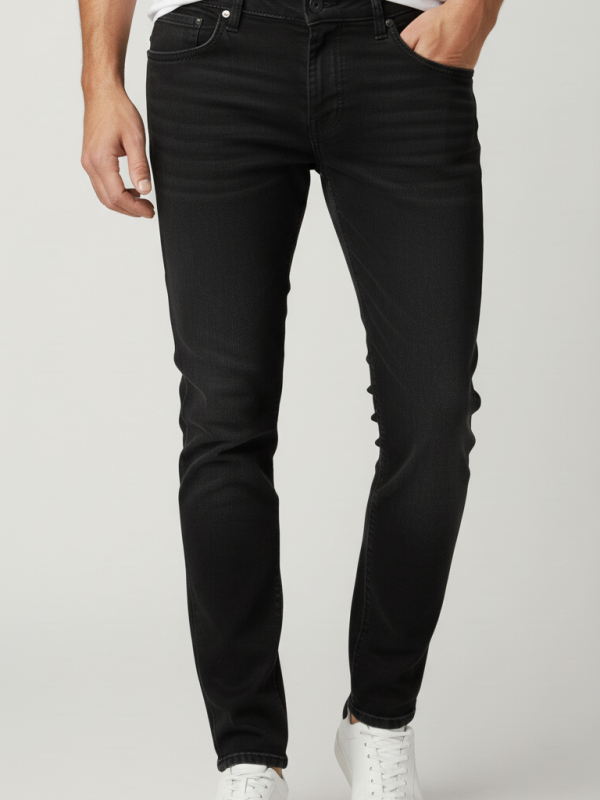 İntegral Jean Siyah Kot…