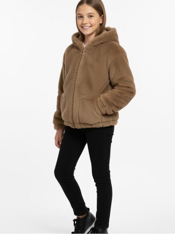 Peluş Hırka İç Astarlı Kahve (9-11 yaş)…