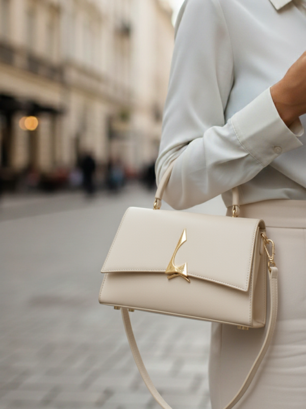 Levidor Beyaz Petek Baskılı El Çantası…