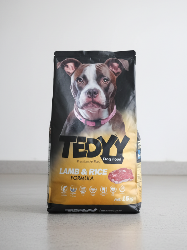 Tedyy Premium Köpek Maması Kuzu ve Pirinçli…