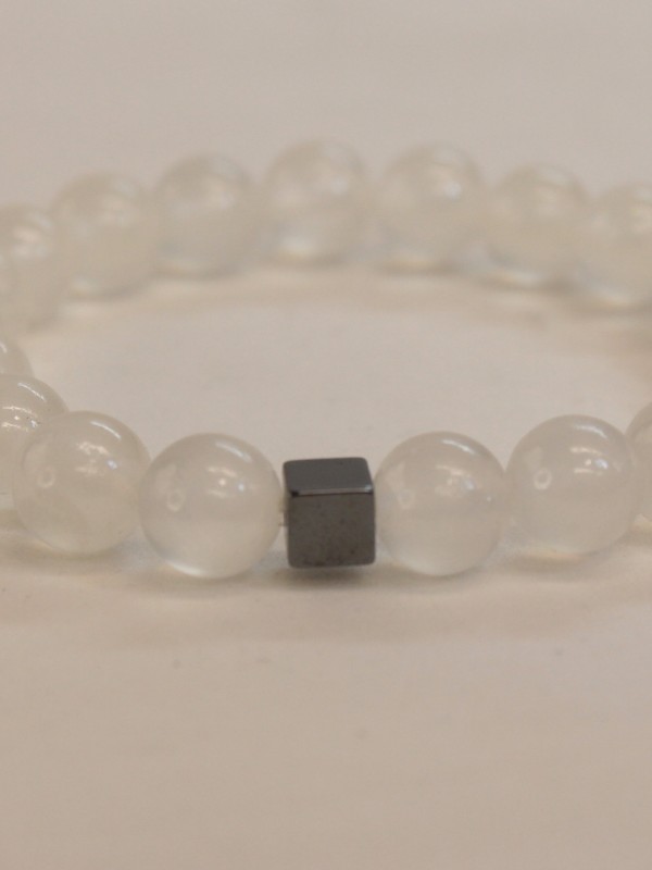 Selenit , doğal taş bileklik…