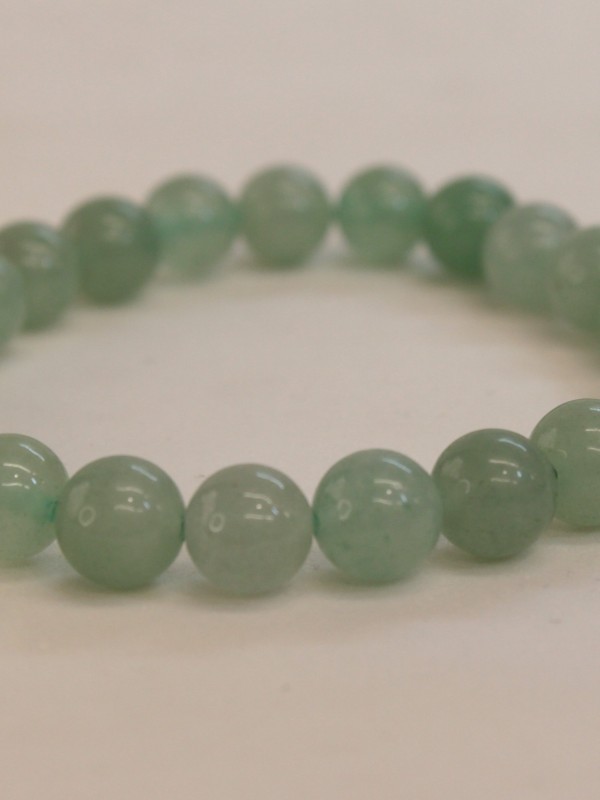 Aventurin 8 mm yuvarlak doğal taş bileklik…