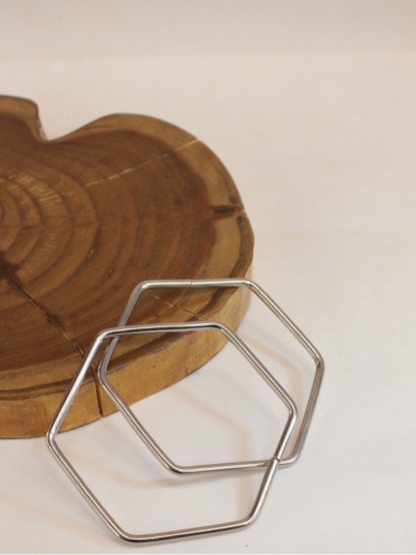 Çokgen Gümüş Renk Çanta Sapı,Metal,Aksesuar… Çokgen Gümüş Renk Çanta Sapı,Metal,Aksesuar…