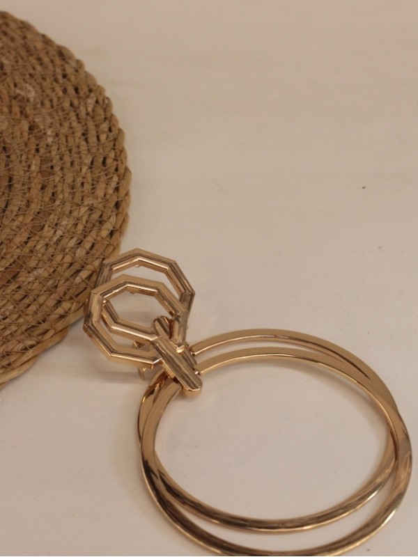 Halka Çanta  Sapı,Klipsi,Metal,Gold,Aksesuar …