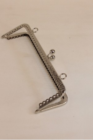 Köşeli Çanta & Cüzdan Klipsi Gümüş, Sapı,Metal,Aksesu…