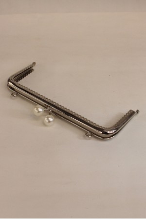 İnci Detaylı Çanta & Cüzdan Klipsi,Sapı,metal,Gümüş,A…