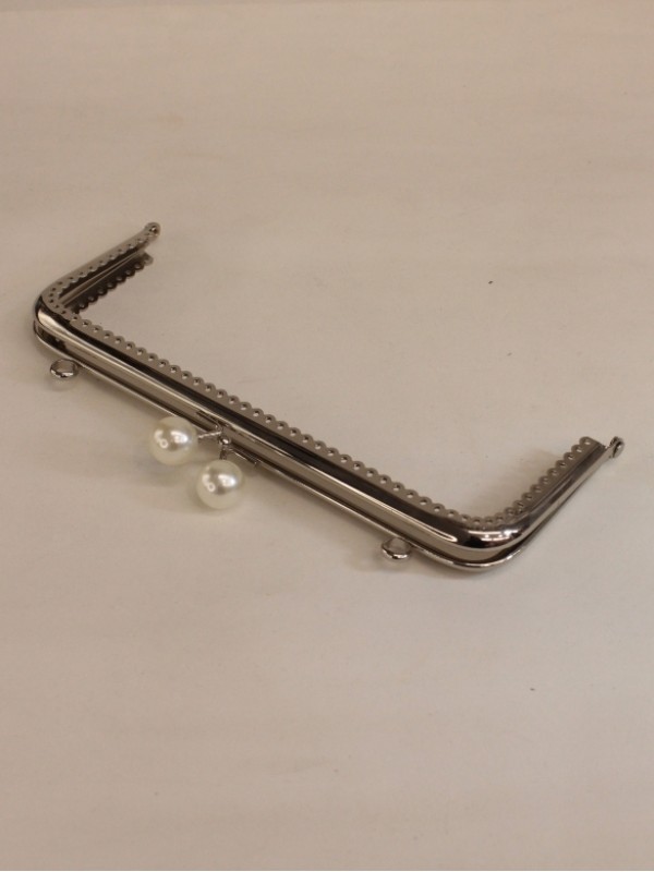 İnci Detaylı Çanta & Cüzdan Klipsi,Sapı,metal,Gümüş,Aksesuar…