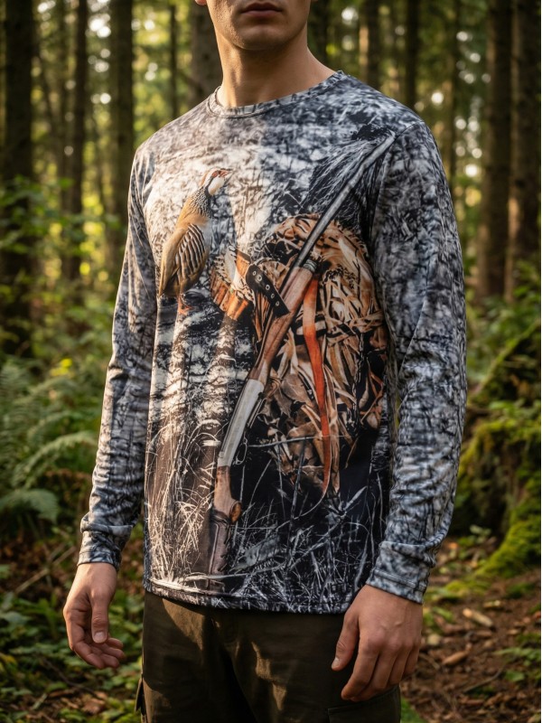 Spayko Avcılık Desenli Baskılı Tişört… Spayko Avcılık Desenli Baskılı Tişört…