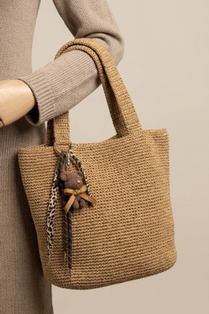 Ayıcık Detaylı Örme Çanta…