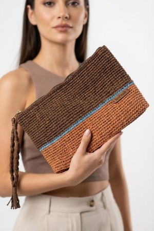 Örgü El Yapımı Çanta Kahve & Taba… Örgü El Yapımı Çanta Kahve & Taba…